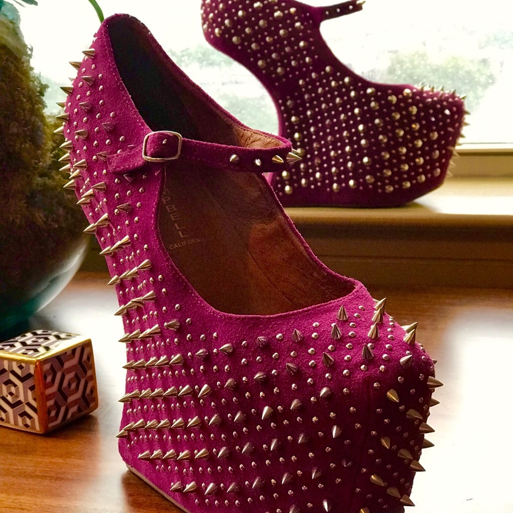 Jeffrey Campbell Rare spiked platforms. PRICKLY - Picture 8 of 8
